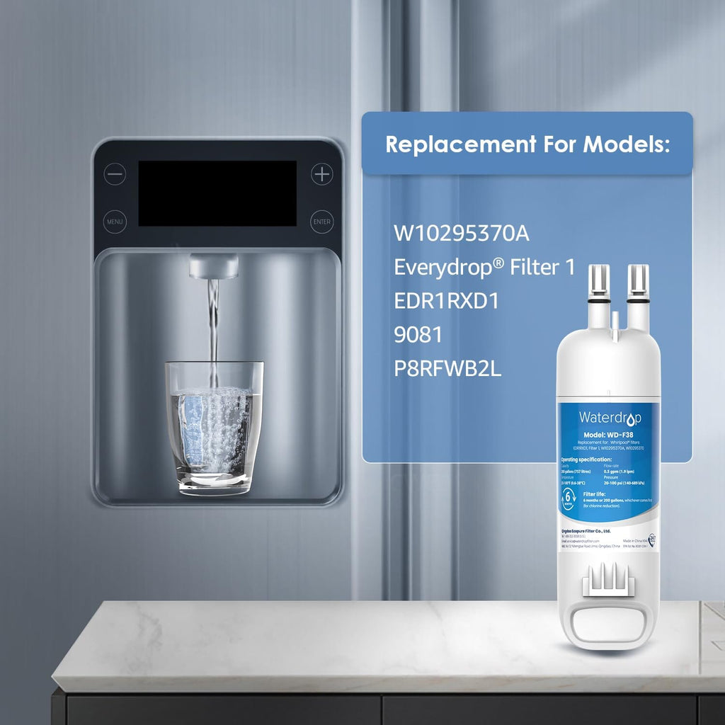 Waterdrop Replacement for W10295370A, Everydrop® Filter 1 Refrigerator Water Filter