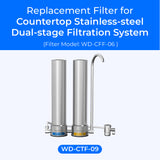 Waterdrop Countertop Coarse Faucet Water Filter Replacement Filter CFF-06