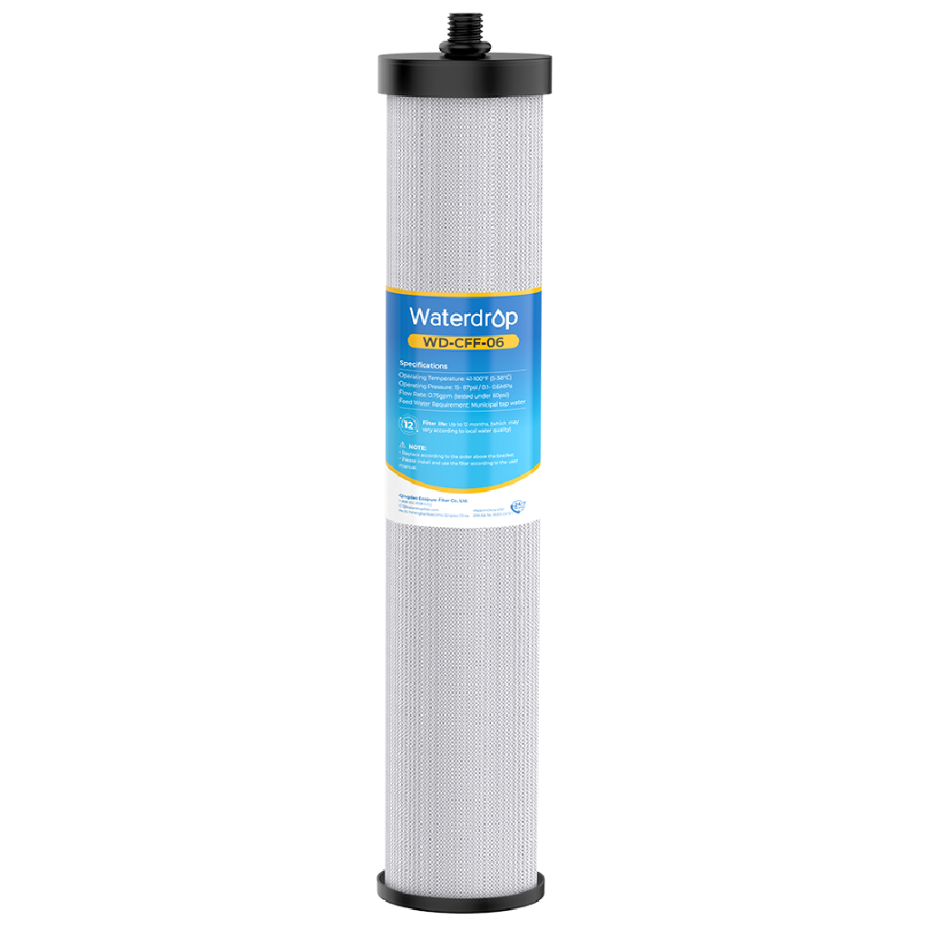 Waterdrop Countertop Coarse Faucet Water Filter Replacement Filter CFF-06