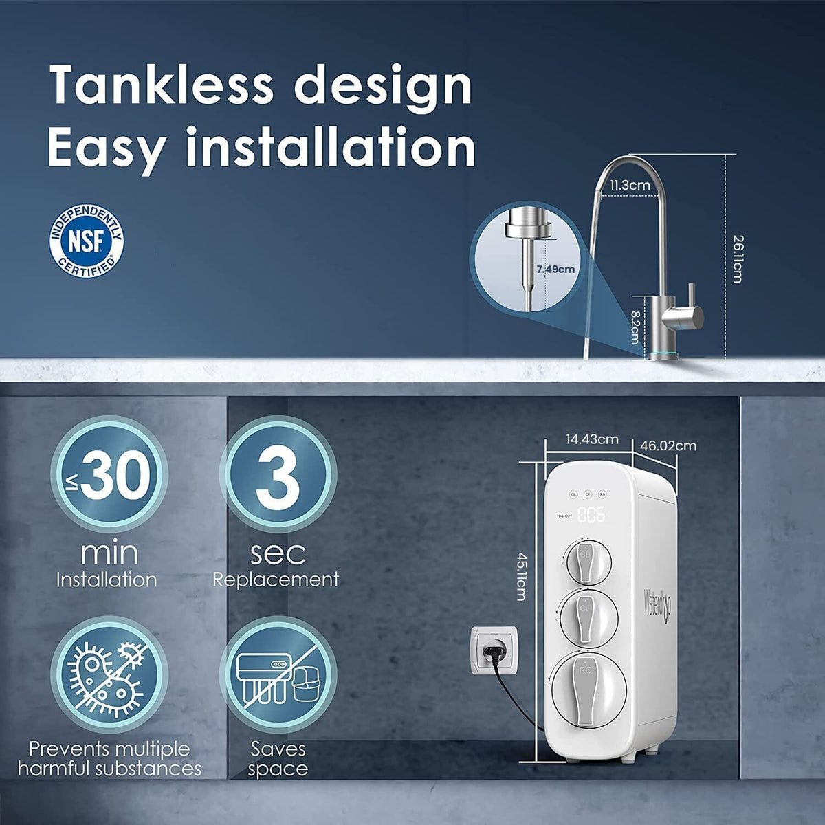 Waterdrop G3 Undersink RO Systems