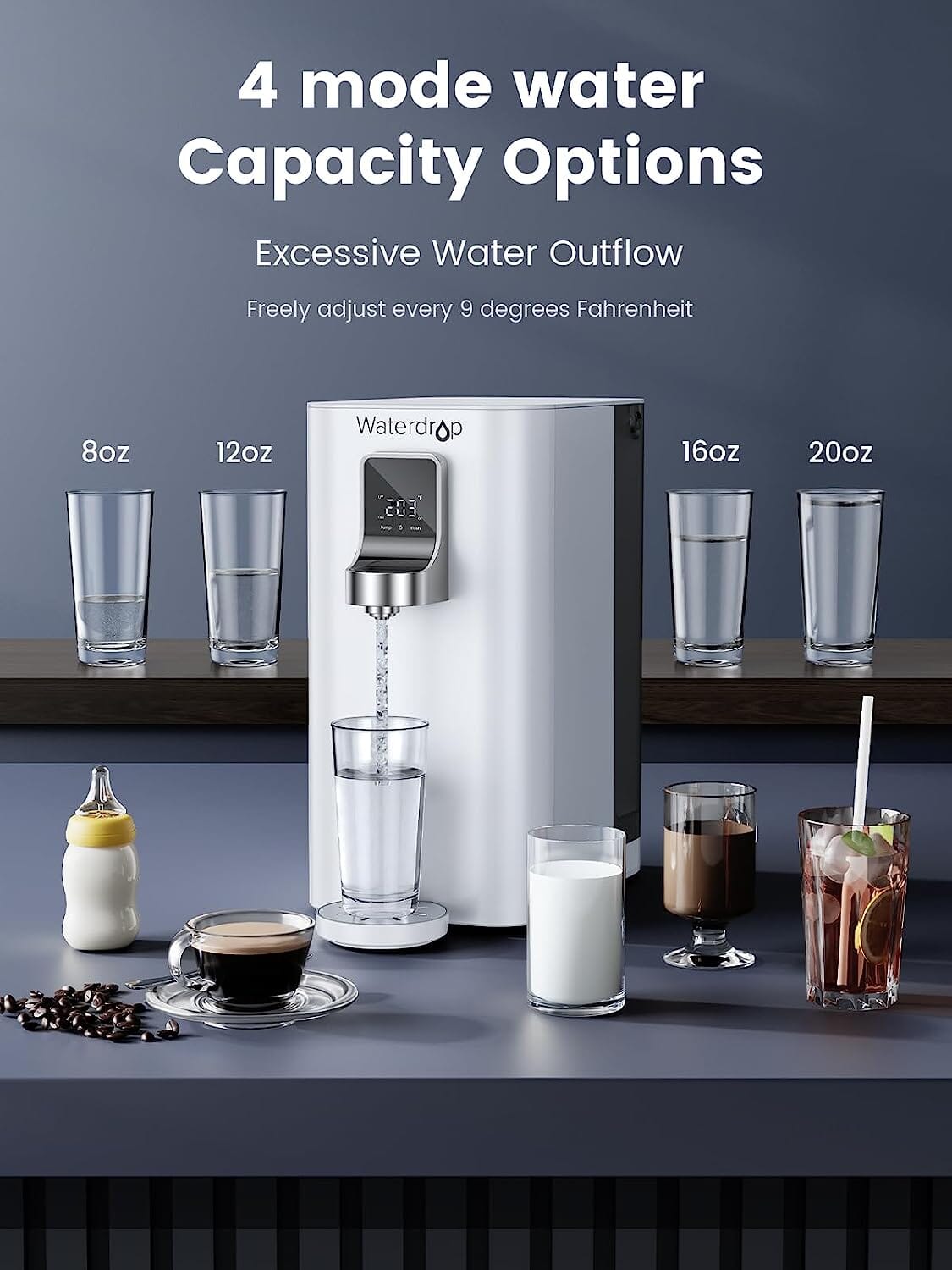 K19-H Instant Hot Countertop RO System with an Extra One-Year Filter Combo