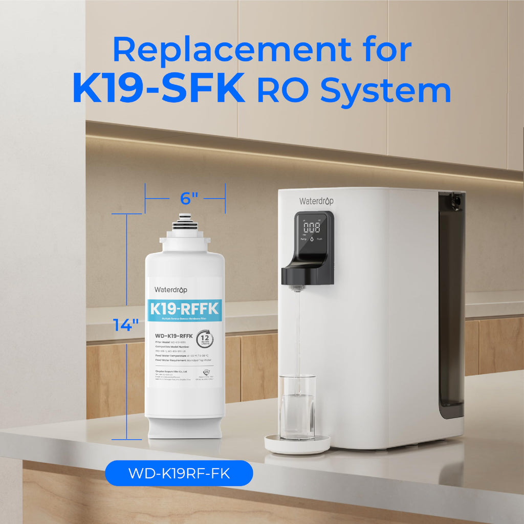 Remineralization Alkaline Water Filter for Countertop RO System K19-SFK