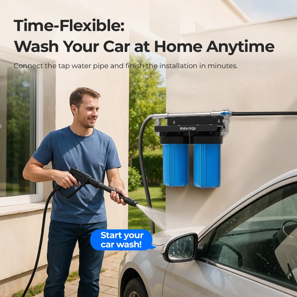Waterdrop Spotless Car Wash System with Resin