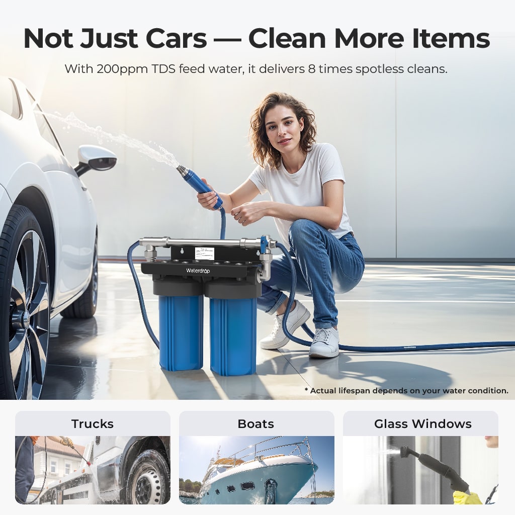 Waterdrop Spotless Car Wash System with Resin