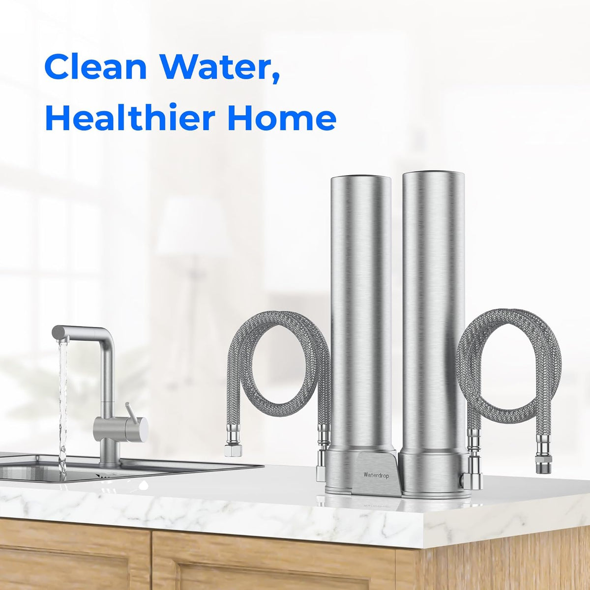 DSP1 Filter Replacement for DST Stainless Steel Under Sink Water Filter System