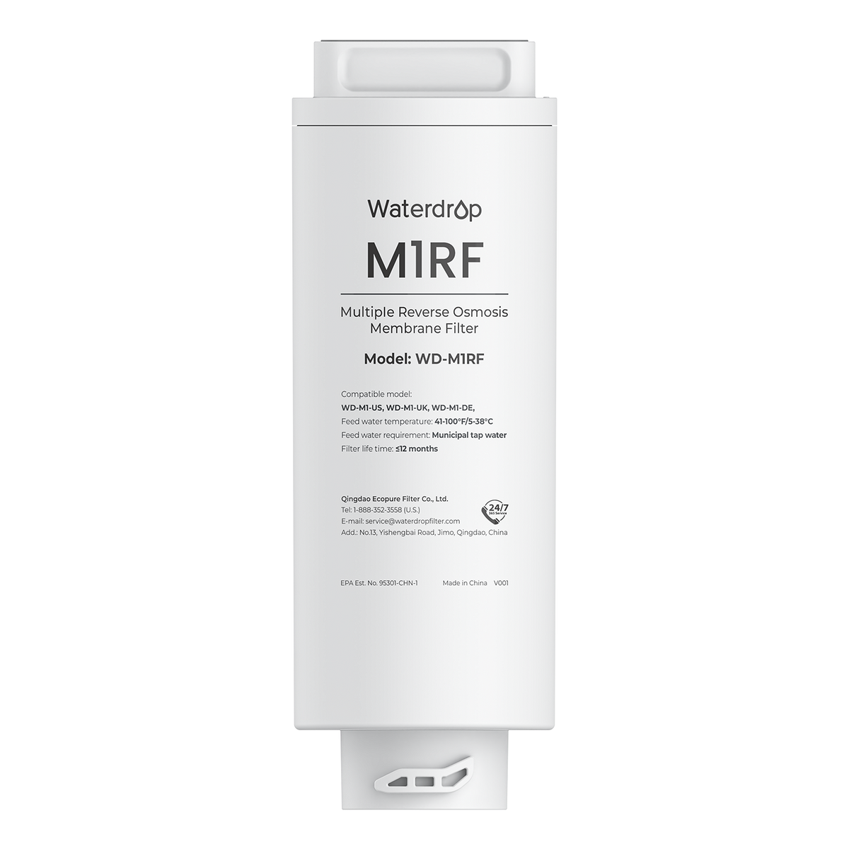M1RF Replacement Filter For WD-M1 TrueBoil RO Dispenser