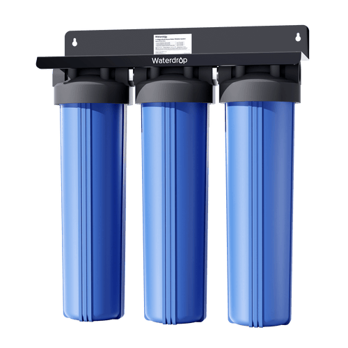Waterdrop 3-Stage Whole House Water Filter System | Reduce Iron & Manganese