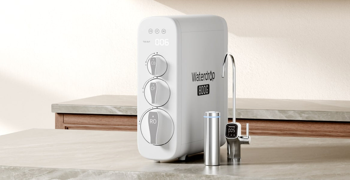 800 GPD Tankless Reverse Osmosis System - Waterdrop G3P800