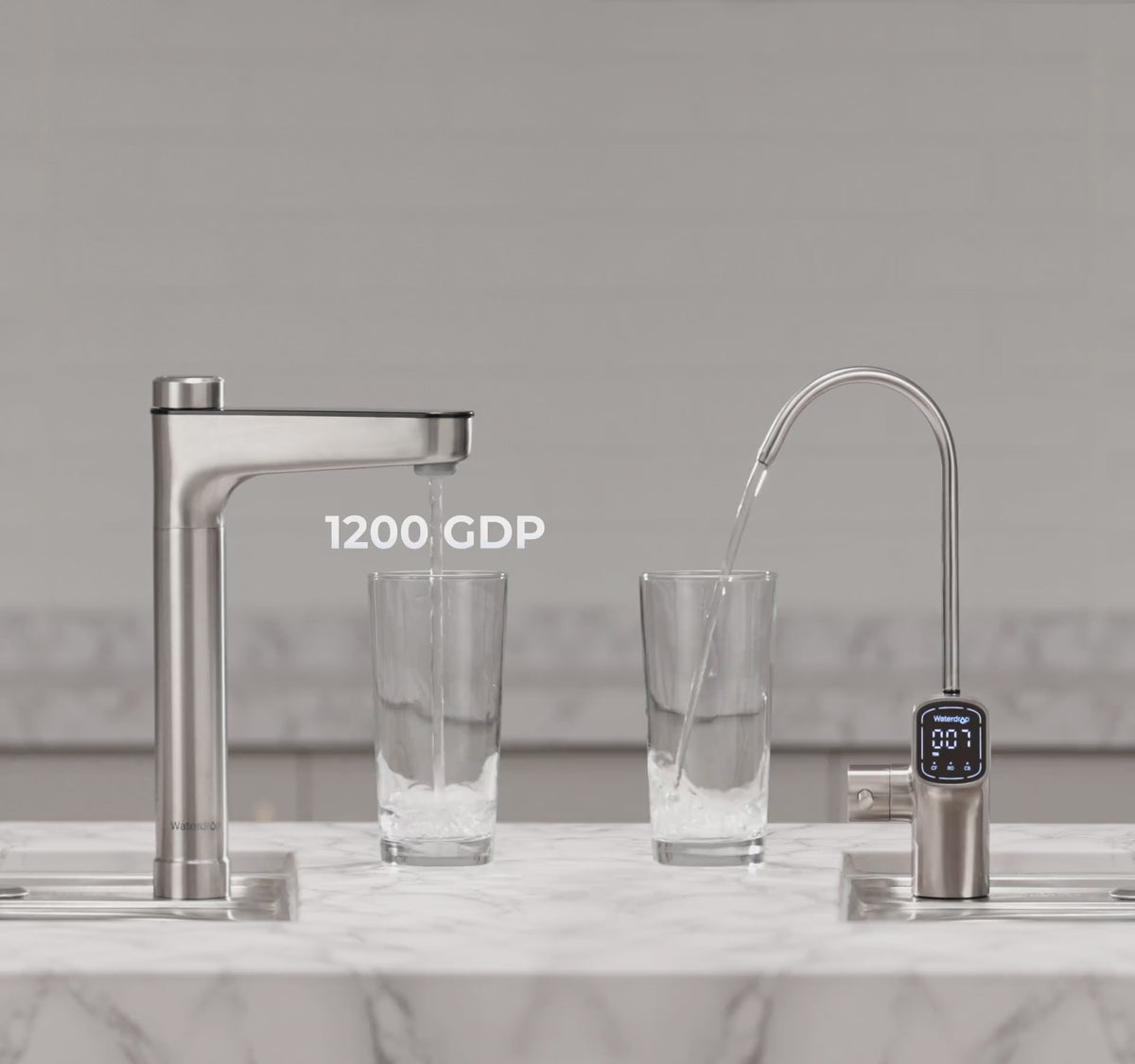 Faster with 1200GPD Fill A Cup in 3s
