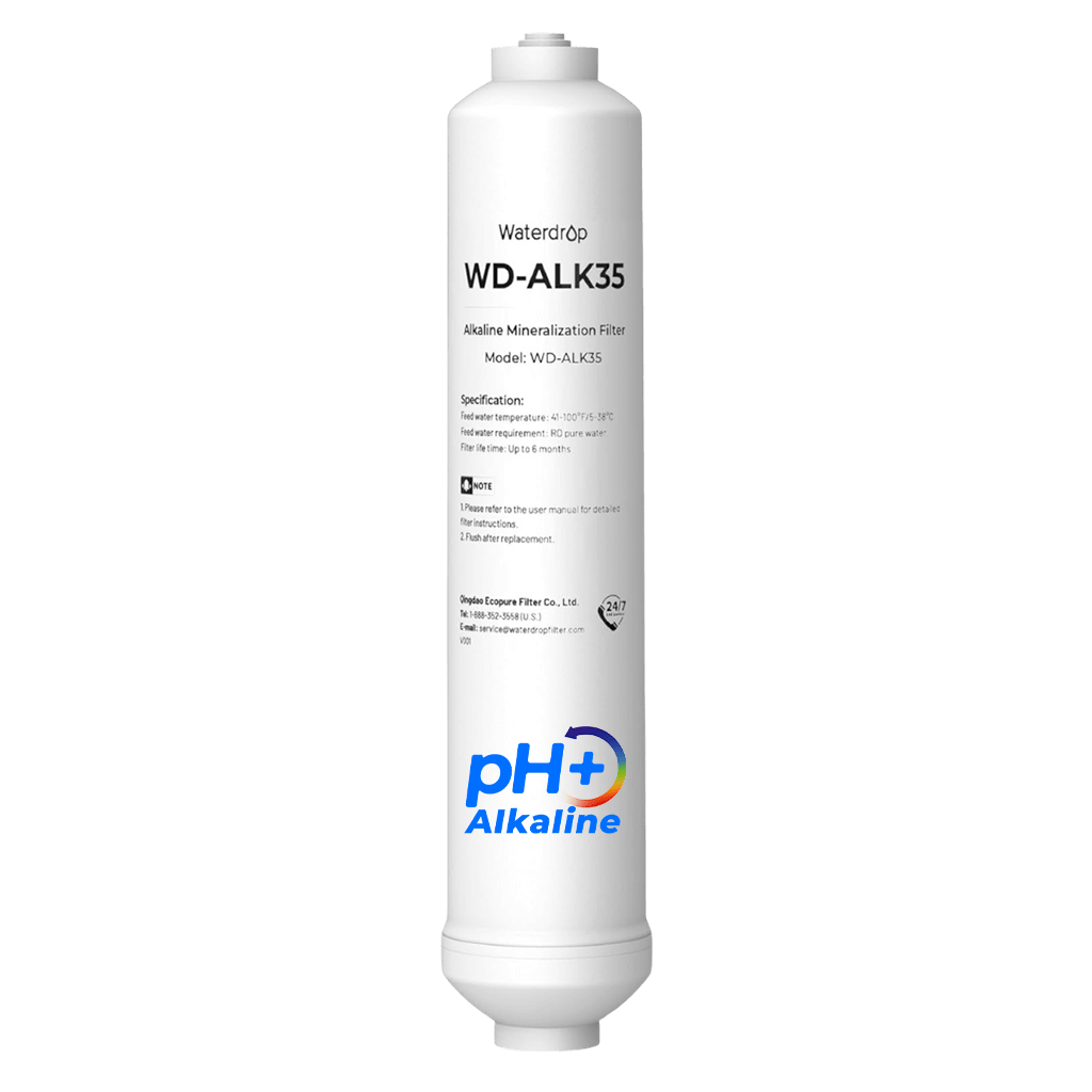 Alkaline Filter for Waterdrop Undersink Reverse Osmosis Systems-Waterdrop ALK35