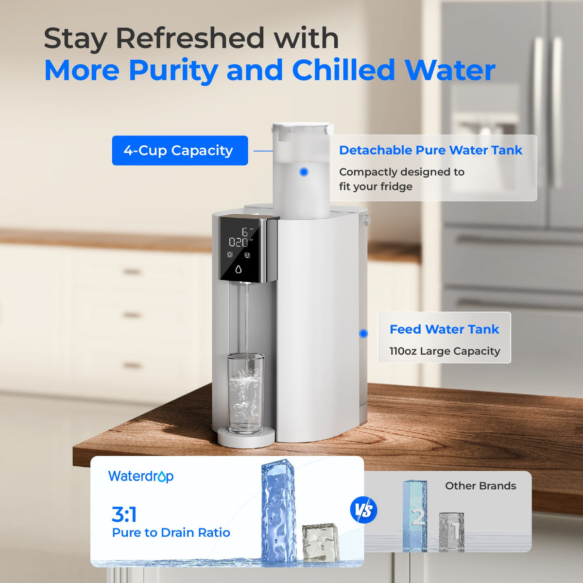 Waterdrop C1S Countertop CoreRO System