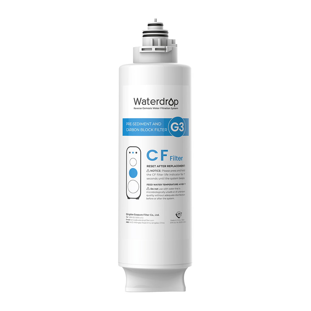 Waterdrop G3P600 RO System Replacement Filters Set - 600 GPD