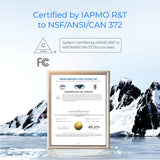 Waterdrop G3P600 Undersink Tankless Reverse Osmosis System - Black Faucet