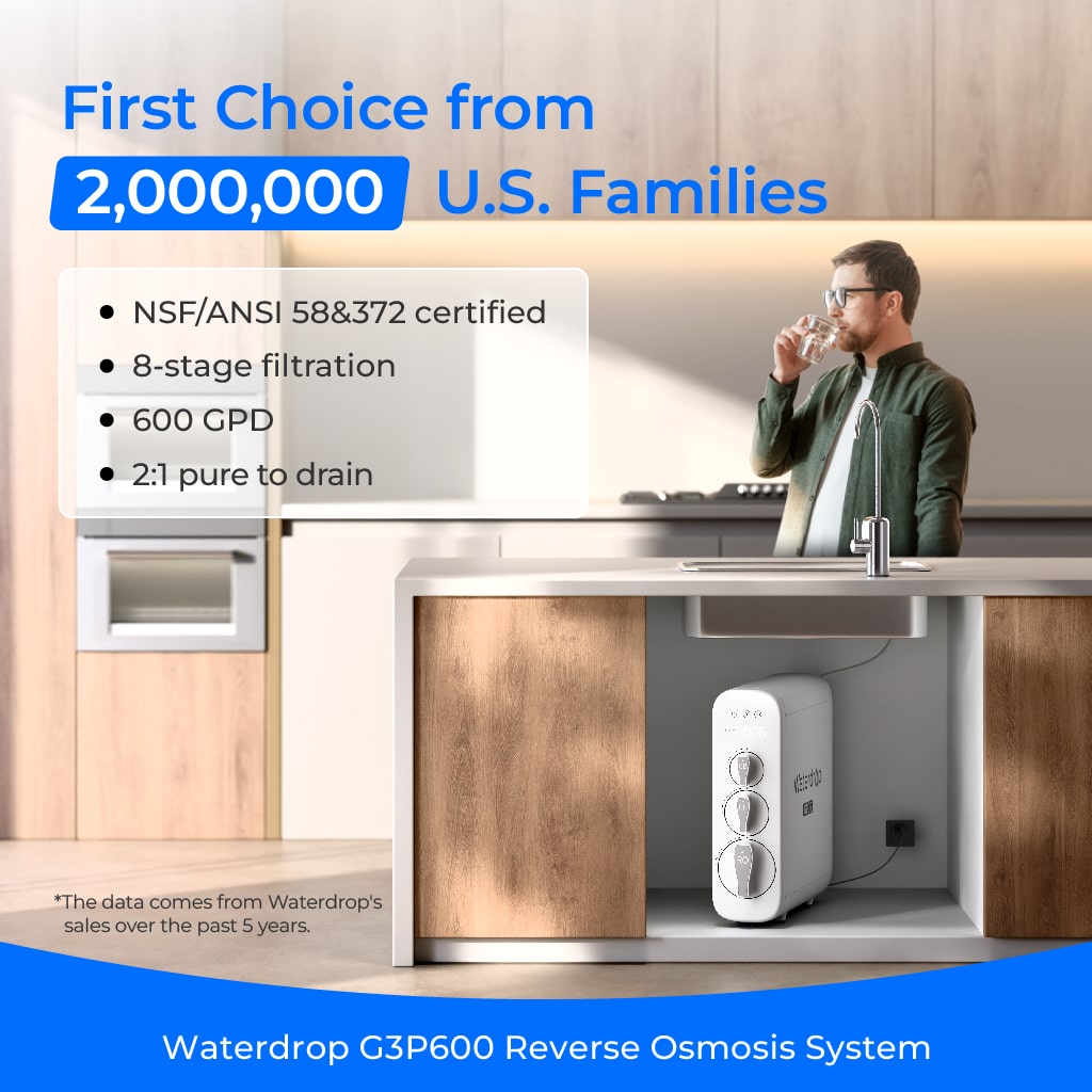 G3P600 Reverse Osmosis System - Waterdrop G3P600