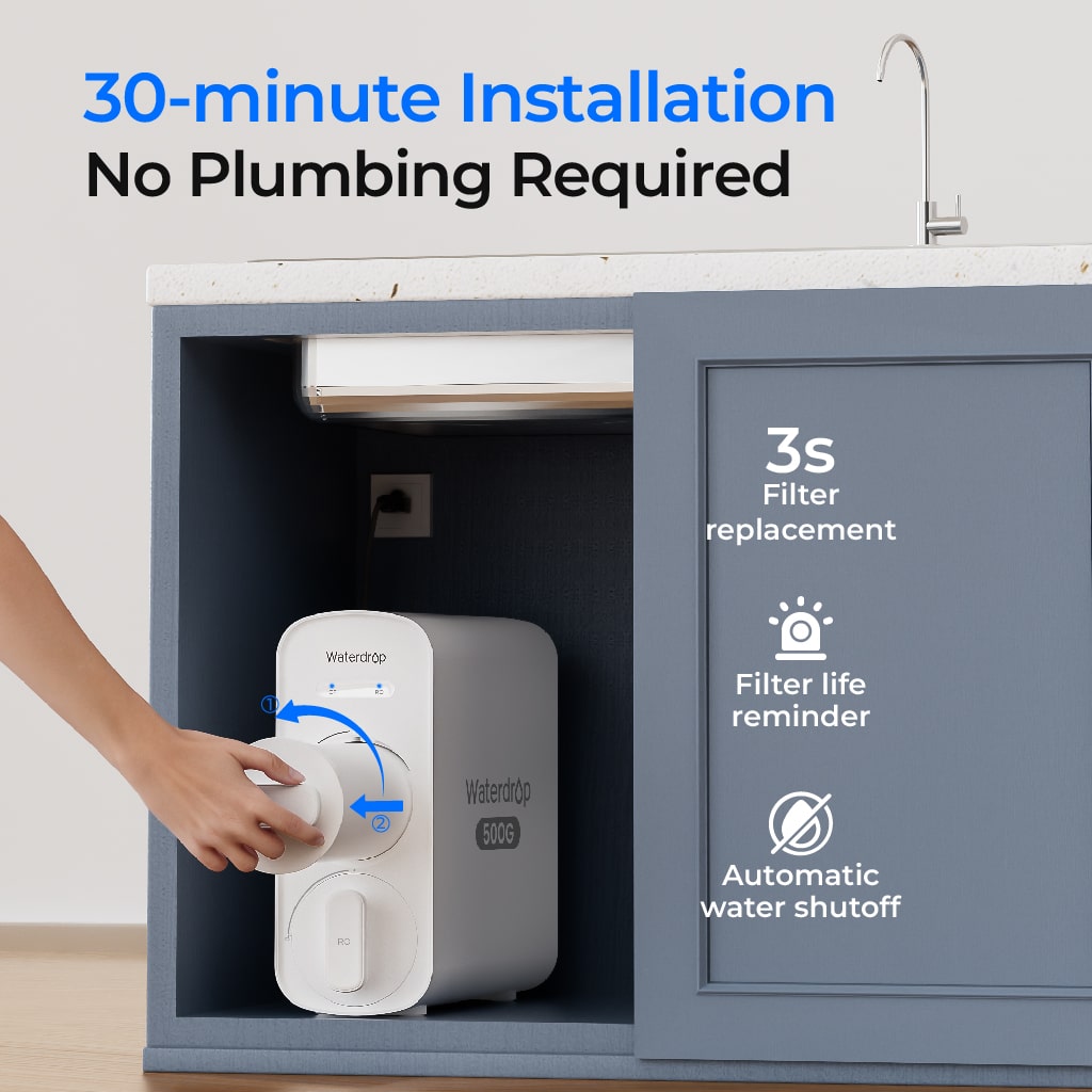 Waterdrop G5P500A Alkaline Reverse Osmosis Water Filter