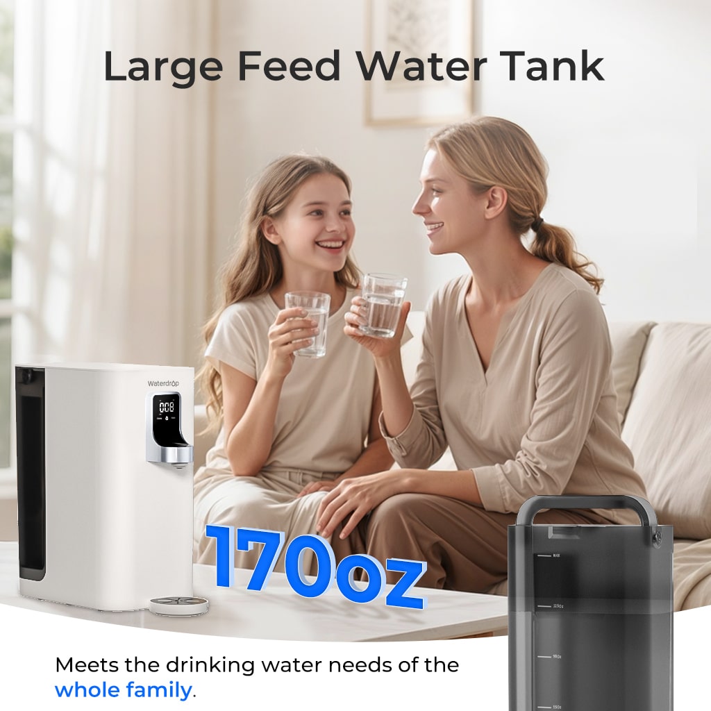 Instant Hot Countertop RO System - Waterdrop K19-H