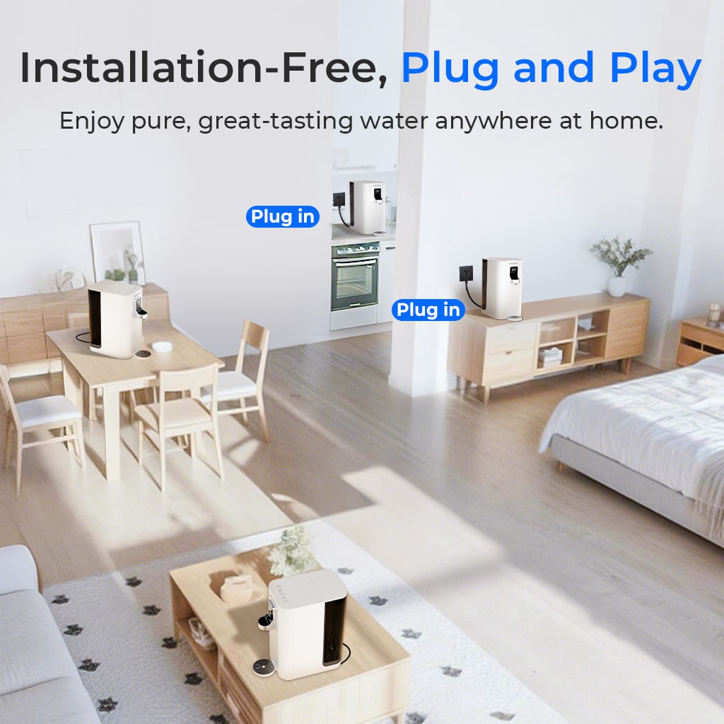 Instant Hot Countertop RO System - Waterdrop K19-H