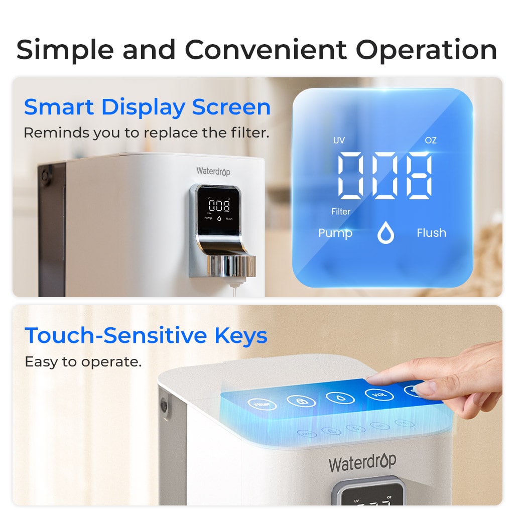 Instant Hot Countertop RO System - Waterdrop K19-H