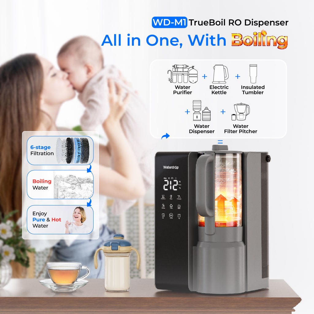 Waterdrop M1 Instant Hot RO Countertop Water Dispenser