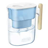 Waterdrop Chubby Pitcher Water Filter with Wooden Handle PT-04 with 1 Filter