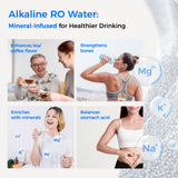 Waterdrop T4-A 450GPD Alkaline Dual Flow Reverse Osmosis System