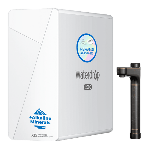 Waterdrop X Series Reverse Osmosis System, X12-Bronze