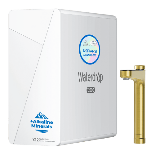 Waterdrop X Series Reverse Osmosis System, X12-Gold