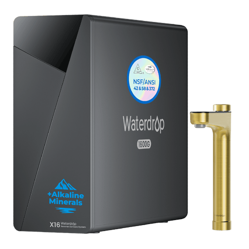 Waterdrop X Series Reverse Osmosis System, X16-Gold