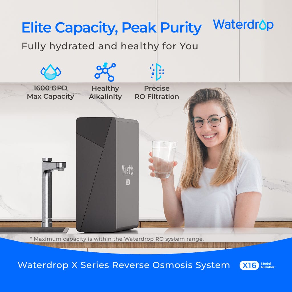 Waterdrop X Series Undersink Reverse Osmosis System, X16-S