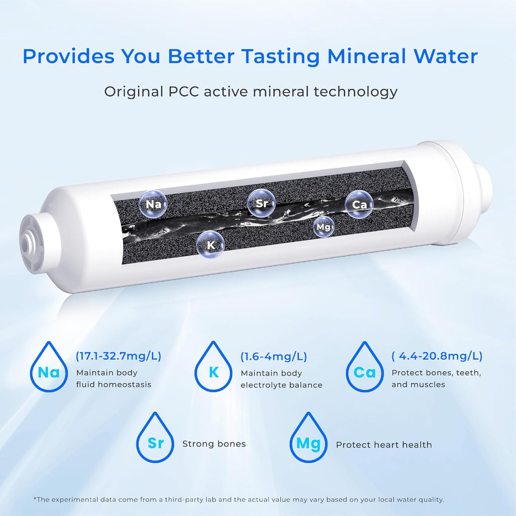 Remineralization Filter for Waterdrop Undersink Reverse Osmosis Systems-Waterdrop MNR35