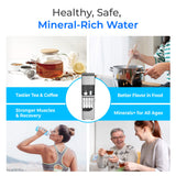 Waterdrop Y1CH Mineral Reverse Osmosis Bottleless Water Cooler, Silver