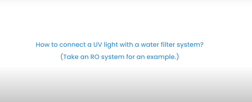 Waterdrop LED UV Water Filter for Under Sink & RO System, Mercury-Free, FCC Certified, Stainless Steel