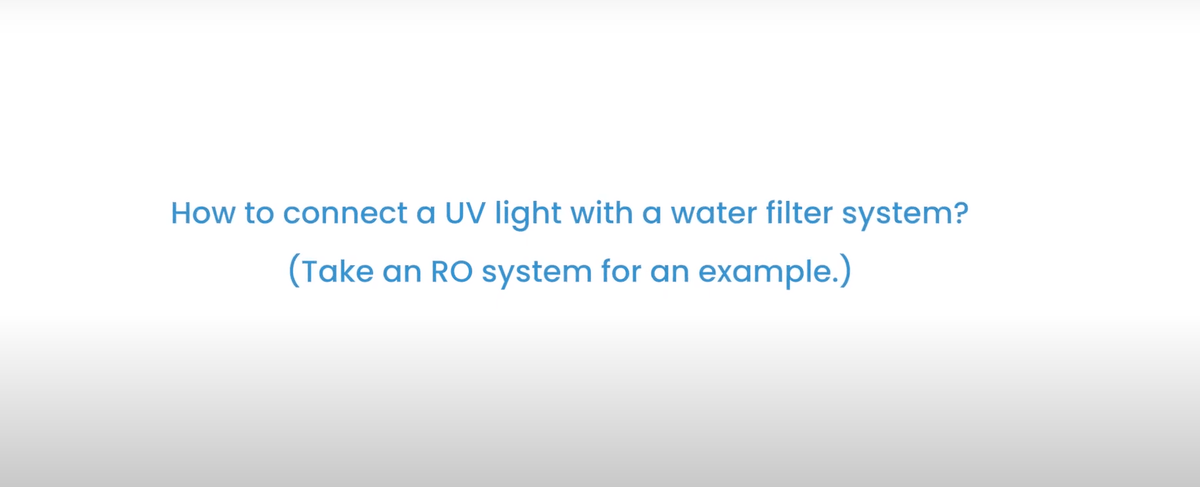 Waterdrop LED UV Water Filter for Under Sink & RO System, Mercury-Free, FCC Certified, Stainless Steel