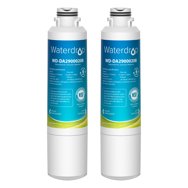 Waterdrop WD-DA2900020B Replacement for Samsung Refrigerator Water Filter