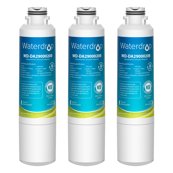 Waterdrop WD-DA2900020B Replacement for Samsung Refrigerator Water Filter