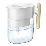 Waterdrop Chubby Pitcher Water Filter with Wooden Handle PT-04 with 1 Filter