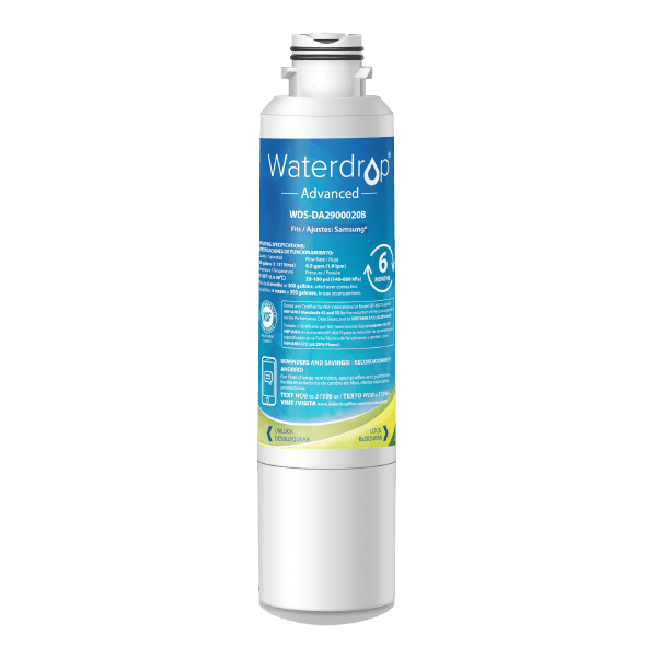 Waterdrop WD-DA2900020B Replacement for Samsung Refrigerator Water Filter
