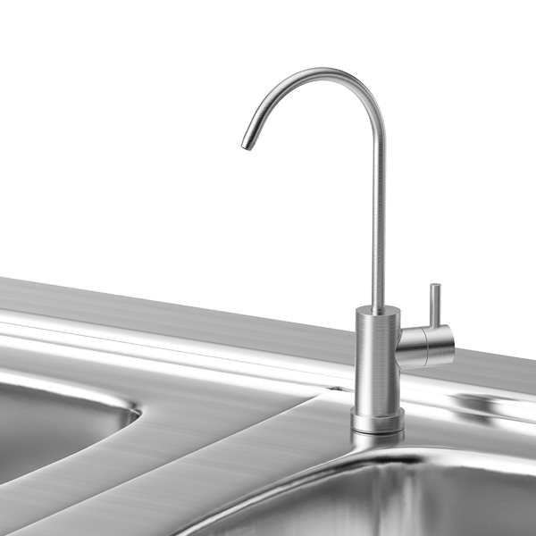 Undersink Ultrafiltration Water Filter System With Dedicated Faucet