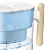 Waterdrop Chubby Pitcher Water Filter with Wooden Handle PT-04 with 1 Filter