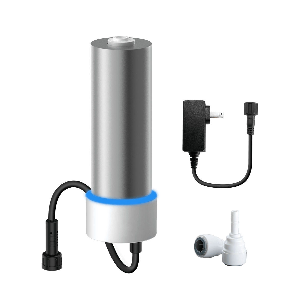 Waterdrop LED UV Water Filter for Under Sink & RO System, Mercury-Free, FCC Certified, Stainless Steel