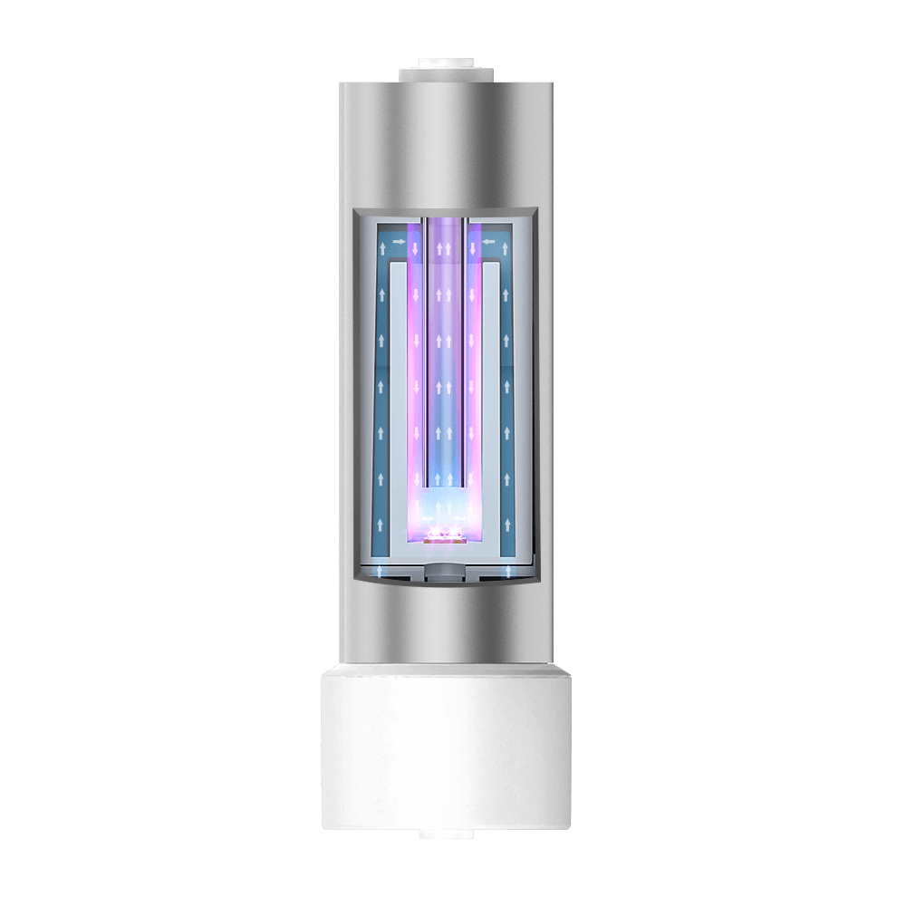 Waterdrop LED UV Water Filter for Under Sink & RO System, Mercury-Free, FCC Certified, Stainless Steel